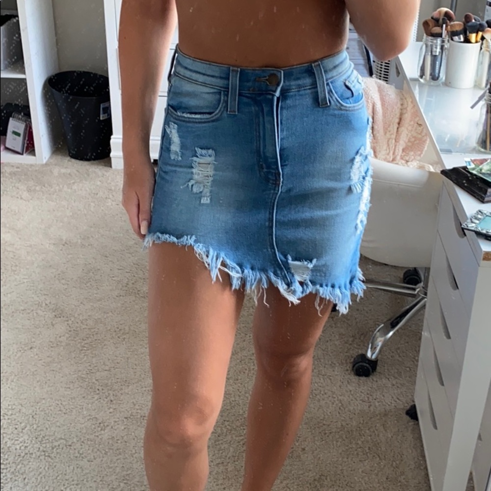 Denim skirt
